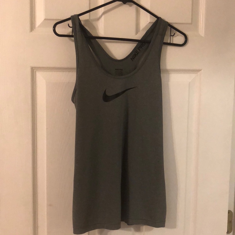 Nike Pro racer back workout tank top.
